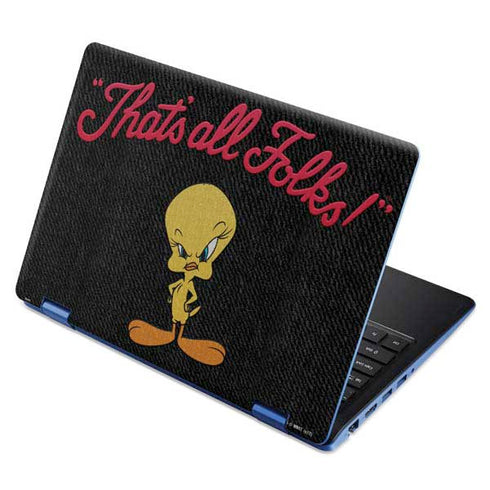Looney Tunes Tweety Bird Thats All Folks Aspire R11 11.6in Skin