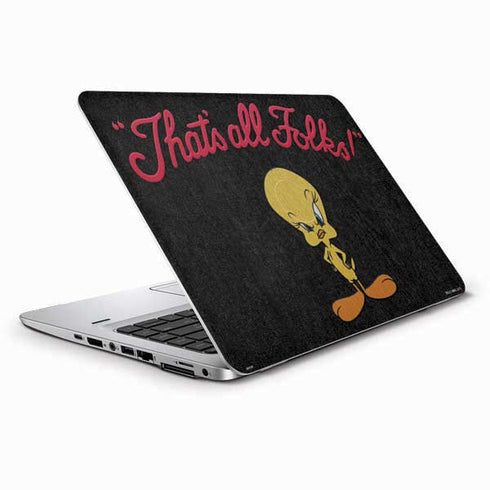 Looney Tunes Tweety Bird Thats All Folks HP Elitebook Skin
