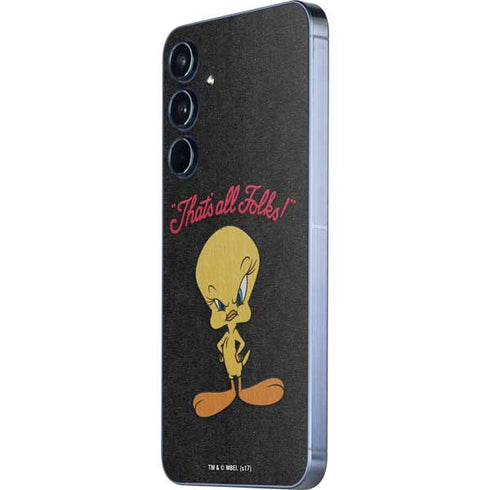 Looney Tunes Tweety Bird Thats All Folks Galaxy A36 5G Skin