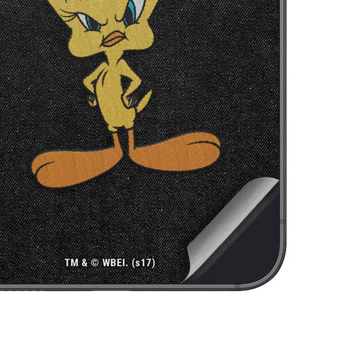 Looney Tunes Tweety Bird Thats All Folks Galaxy S24 Plus Skin