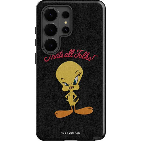 Looney Tunes Tweety Bird Thats All Folks Galaxy S26 Ultra Impact Case