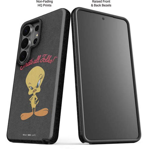 Looney Tunes Tweety Bird Thats All Folks Galaxy S26 Ultra Impact Case
