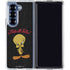 Looney Tunes Tweety Bird Thats All Folks Galaxy Z Fold6 Clear Case