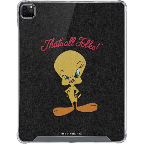 Looney Tunes Tweety Bird Thats All Folks iPad Cases
