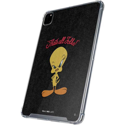 Looney Tunes Tweety Bird Thats All Folks iPad Cases
