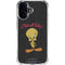 Looney Tunes Tweety Bird Thats All Folks iPhone 16 Plus Clear Case