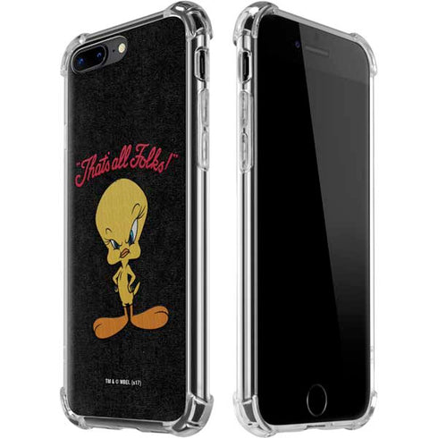 Looney Tunes Tweety Bird Thats All Folks iPhone Cases