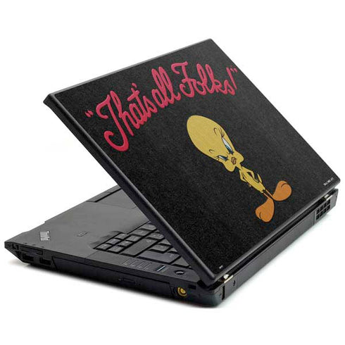 Looney Tunes Tweety Bird Thats All Folks Lenovo T420 Skin