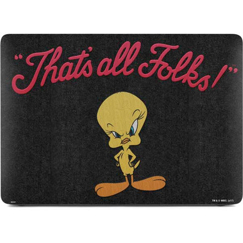 Looney Tunes Tweety Bird Thats All Folks Apple MacBook Air Skin