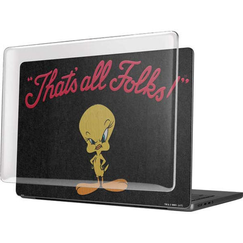 Looney Tunes Tweety Bird Thats All Folks MacBook Pro 14in (2021-24) Case plus Skin