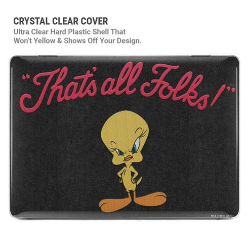 Looney Tunes Tweety Bird Thats All Folks MacBook Pro 14in (2021-24) Case plus Skin