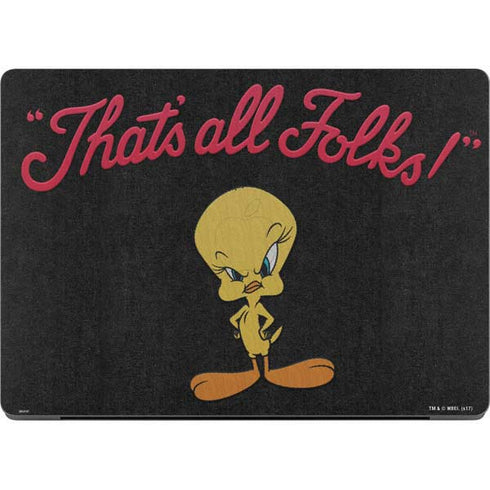 Looney Tunes Tweety Bird Thats All Folks Apple MacBook Pro 14-inch Skin