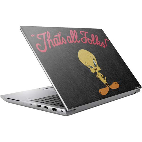Looney Tunes Tweety Bird Thats All Folks HP ZBook Fury 16 G10 Skin