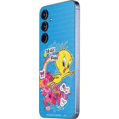 Looney Tunes Tweety Bird Wild and Free Galaxy A36 5G Skin
