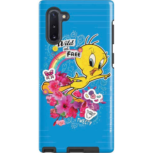 Looney Tunes Tweety Bird Wild and Free Galaxy Cases