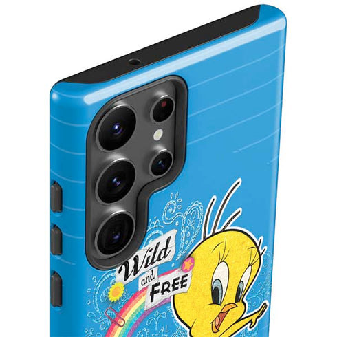 Looney Tunes Tweety Bird Wild and Free Galaxy S23 Ultra Pro Case