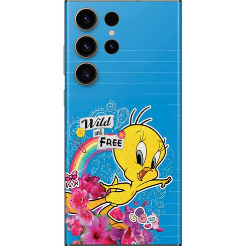 Looney Tunes Tweety Bird Wild and Free Galaxy Skins