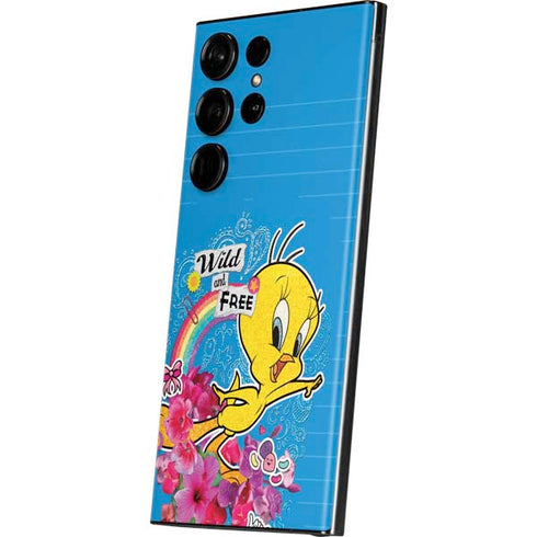 Looney Tunes Tweety Bird Wild and Free Galaxy Skins