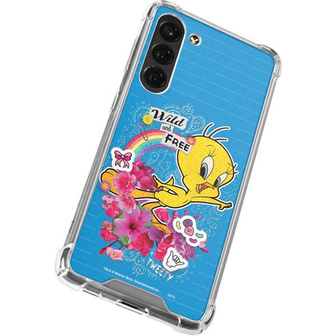 Looney Tunes Tweety Bird Wild and Free Galaxy S24 FE Clear Case