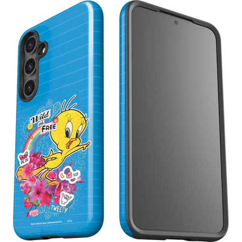 Looney Tunes Tweety Bird Wild and Free Galaxy S25 Plus Impact Case