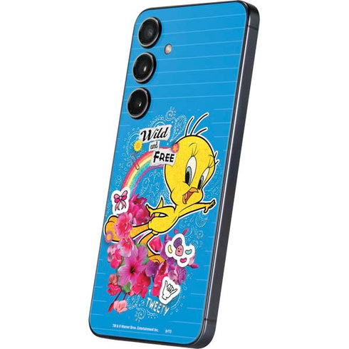 Looney Tunes Tweety Bird Wild and Free Galaxy S24 Plus Skin