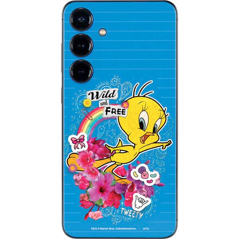 Looney Tunes Tweety Bird Wild and Free Galaxy S24 Skin