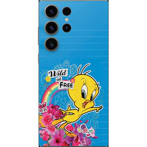 Looney Tunes Tweety Bird Wild and Free Galaxy S25 Ultra Skin