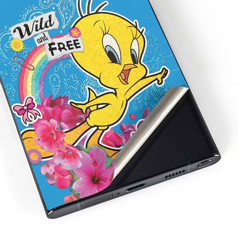 Looney Tunes Tweety Bird Wild and Free Galaxy S25 Ultra Skin