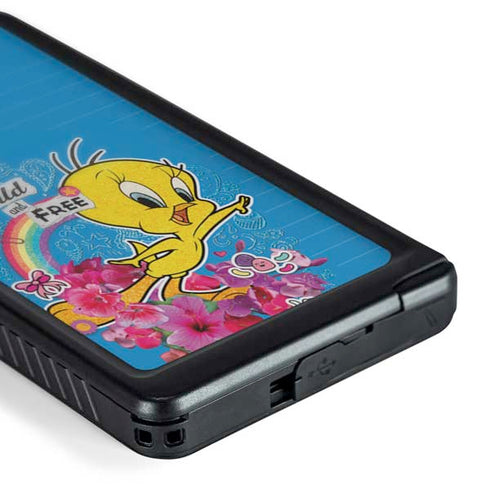 Looney Tunes Tweety Bird Wild and Free Galaxy S24 Ultra Waterproof Case