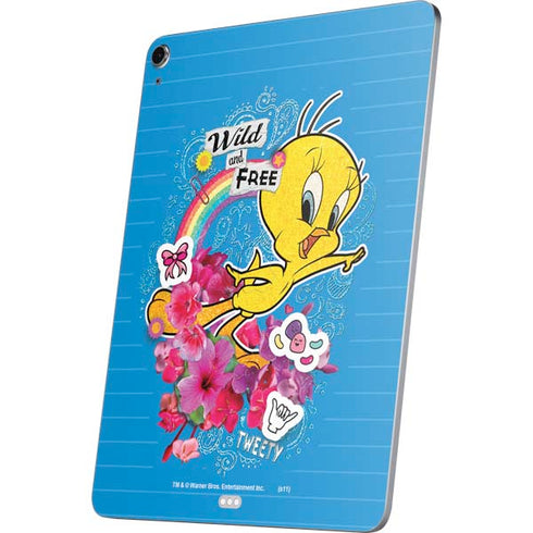 Looney Tunes Tweety Bird Wild and Free Apple iPad Air Skin
