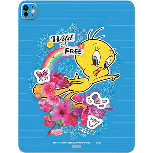 Looney Tunes Tweety Bird Wild and Free iPad Pro 13in M4 (2024) Skin