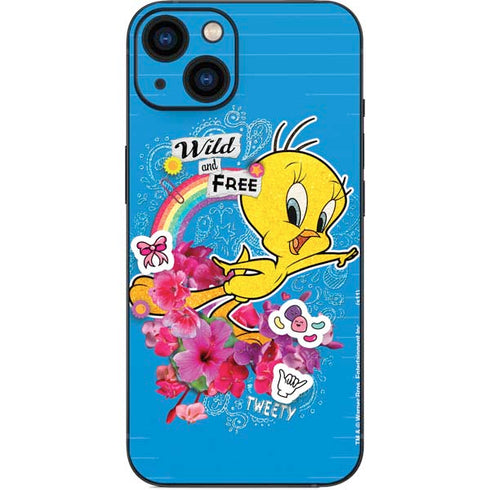Looney Tunes Tweety Bird Wild and Free iPhone Skins