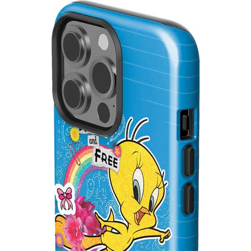 Looney Tunes Tweety Bird Wild and Free iPhone 15 Pro Impact Case