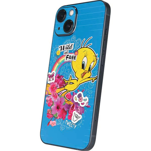 Looney Tunes Tweety Bird Wild and Free iPhone 15 Skin