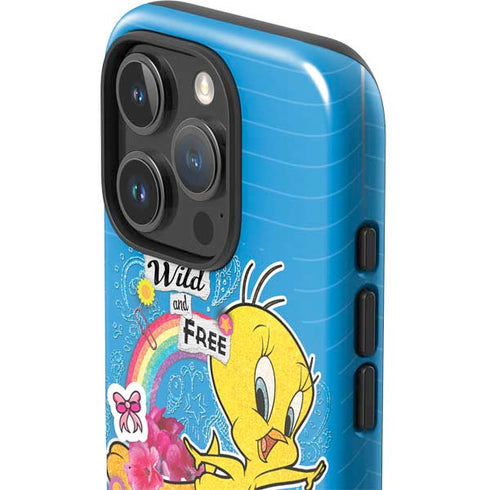 Looney Tunes Tweety Bird Wild and Free iPhone 16 Pro Impact Case