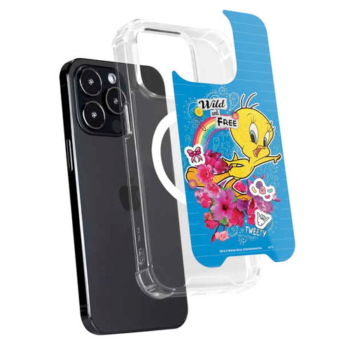 Looney Tunes Tweety Bird Wild and Free iPhone 16 Pro MagSafe Case