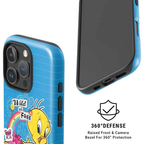 Looney Tunes Tweety Bird Wild and Free iPhone 16 Pro Magsafe Impact Case