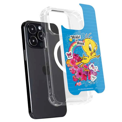 Looney Tunes Tweety Bird Wild and Free iPhone 16 Pro Max MagSafe Case