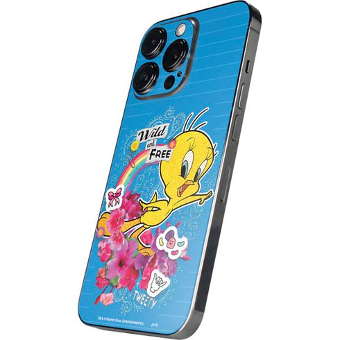 Looney Tunes Tweety Bird Wild and Free iPhone 16 Pro Skin