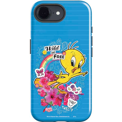 Looney Tunes Tweety Bird Wild and Free iPhone 16e Impact Case