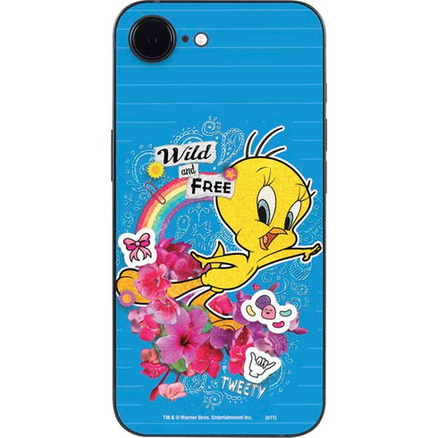 Looney Tunes Tweety Bird Wild and Free iPhone 16e Skin