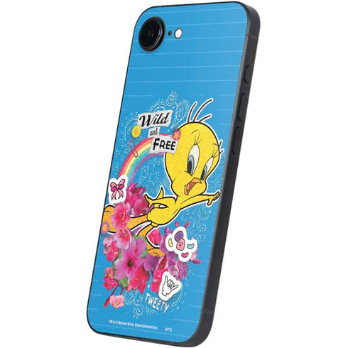 Looney Tunes Tweety Bird Wild and Free iPhone 16e Skin