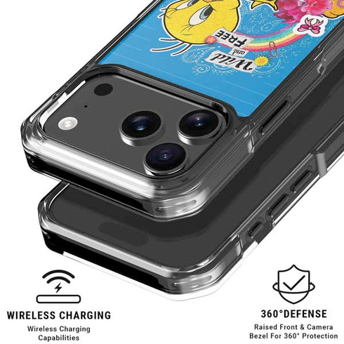 Looney Tunes Tweety Bird Wild and Free iPhone 18 Pro Clear Case