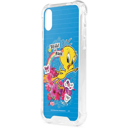 Looney Tunes Tweety Bird Wild and Free iPhone XS Clear Case