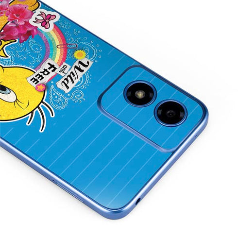 Looney Tunes Tweety Bird Wild and Free Moto G Play 4G (2024) Skin