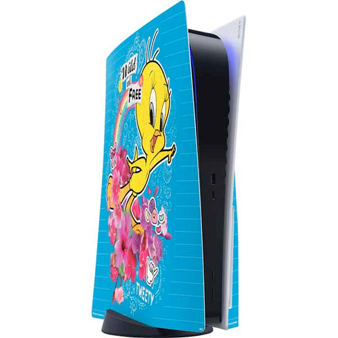 Looney Tunes Tweety Bird Wild and Free PlayStation PS5 Skins