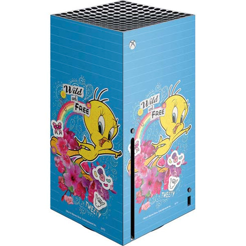Looney Tunes Tweety Bird Wild and Free Xbox Series X Skins