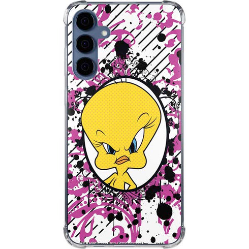 Looney Tunes Tweety Bird with Attitude Galaxy A55 5G Clear Case