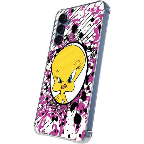 Looney Tunes Tweety Bird with Attitude Galaxy A55 5G Clear Case
