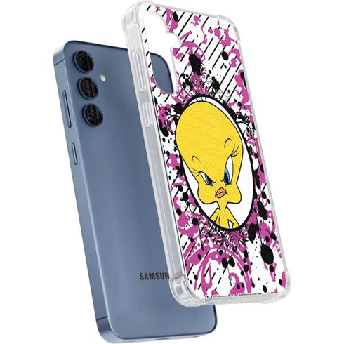 Looney Tunes Tweety Bird with Attitude Galaxy A55 5G Clear Case